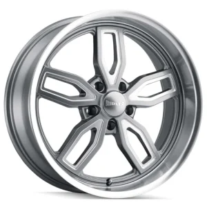 Ridler – 608 – Grey – 20″x10″ 0mm – Summer Wheels – 608-2165G